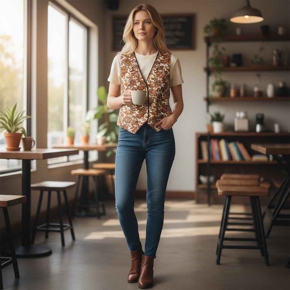 Fall breadbasket vest